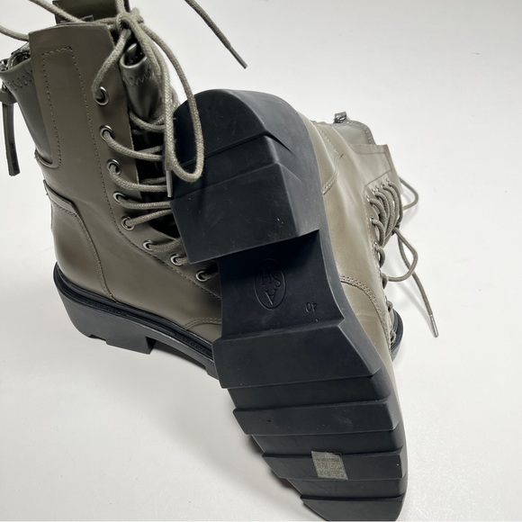 ASH Maddox Leather Combat Boots - Picture 7 of 13